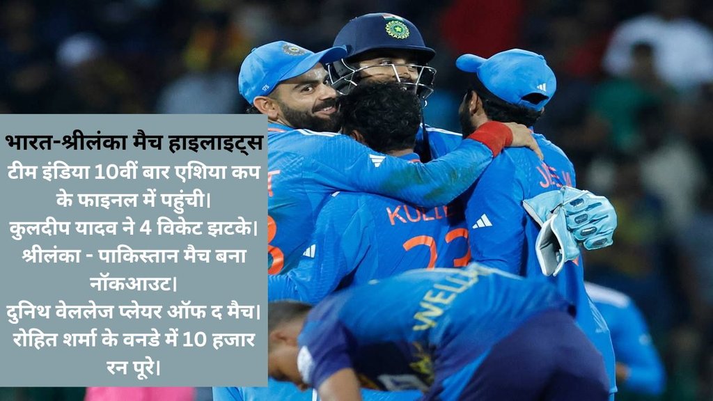 IND vs SL | India vs Sri Lanka Score | IND vs SL Asia Cup