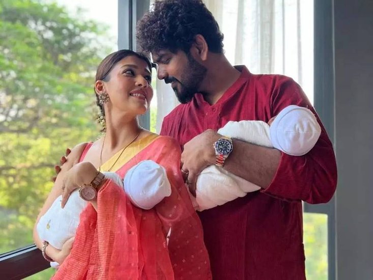 nayanthara twins