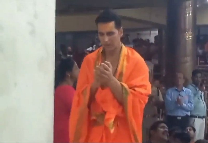 Akshay Kumar in Ujjain Mahakal