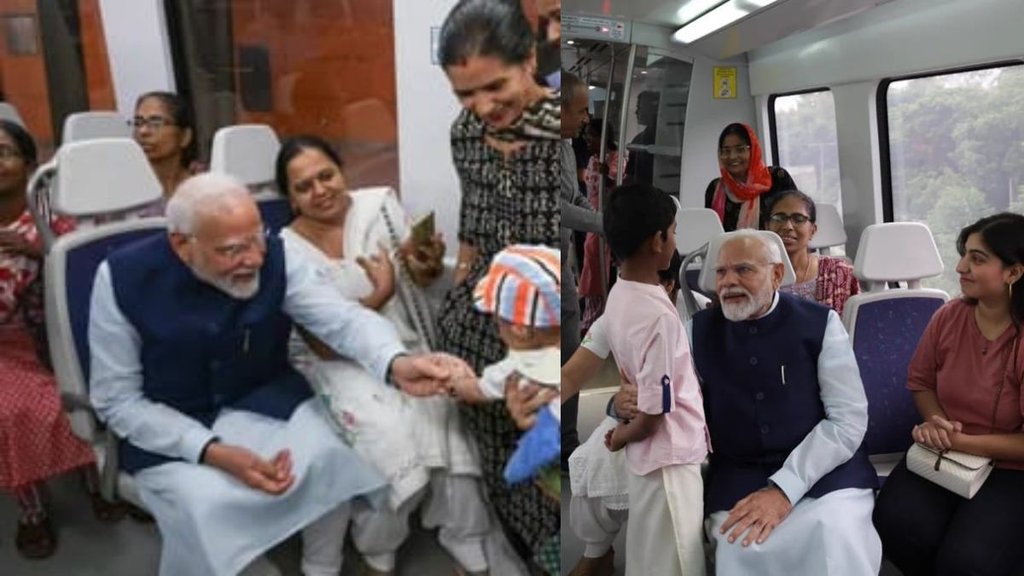 PM MODI | METRO RIDE | DELHI | BIRTHDAY |