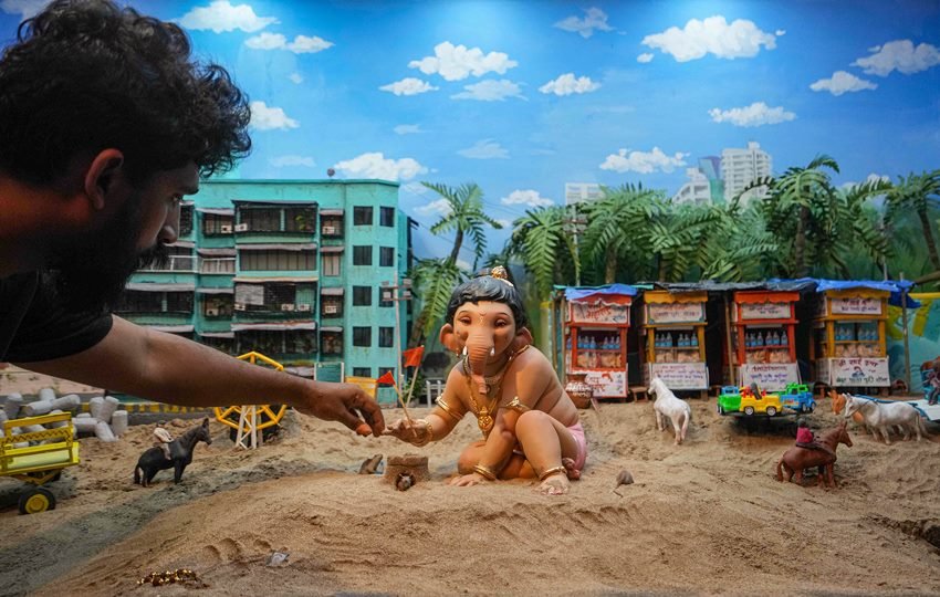 Shivaji park Beach Ganpati