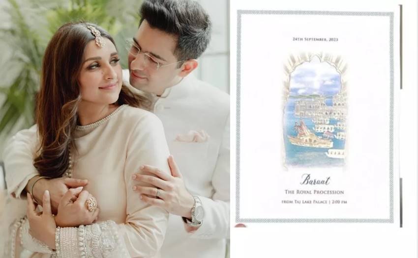 parineeti chopra wedding card viral