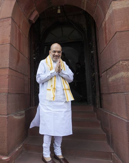 Amit Shah in old Parliament
