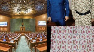 Parliament Special Session | Lok Sabha secretariat staff | manipuri cap marshals