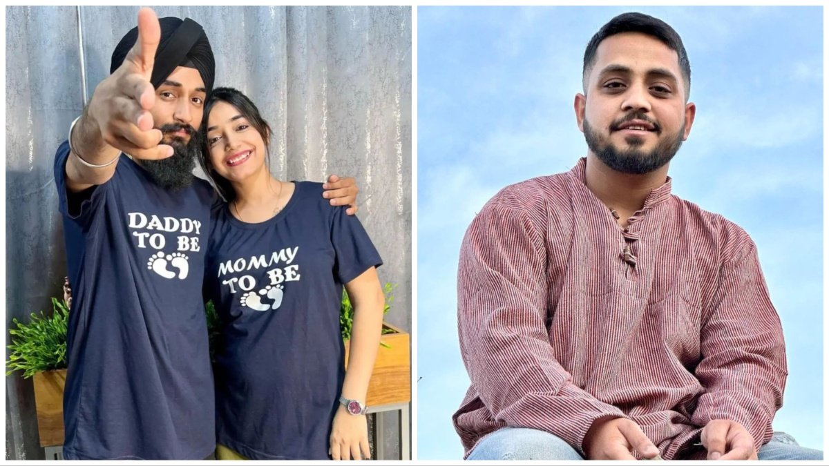 Kulhad Pizza Couple Viral Viral, Karan Dutta, Sahaj Arora