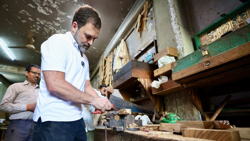 Rahul Gandhi, Carpenters, Lok Sabha Elections