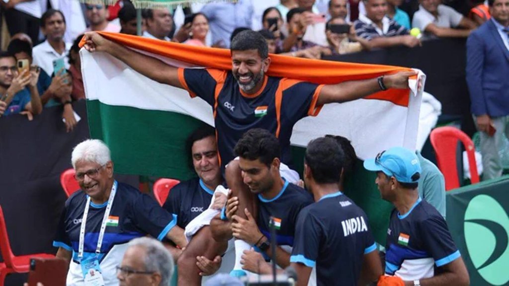 Rohan Bopanna । Davis Cup 2023 । India vs Morocco
