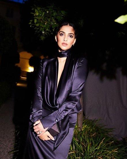 Sonam Kapoor in Back Gown