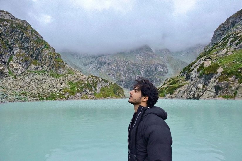 Ishaan Khattar in Jammu and Kashmir