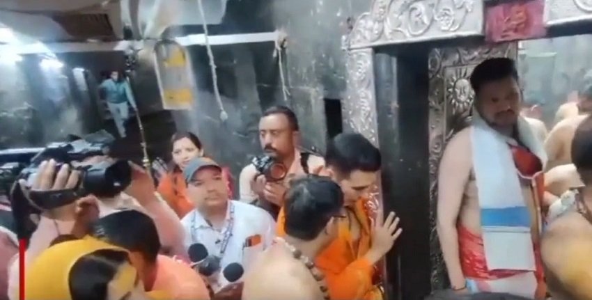 Cricketer Shikhar Dhawan in Ujjain