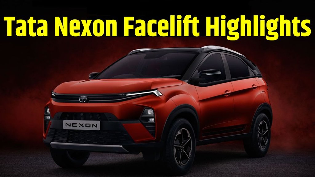 Tata Nexon Facelift Top 5 Things । Tata Nexon Facelift Highlights । Tata Nexon Facelift Big Updates । Tata Nexon Facelift Price
