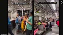 सीट के लिए यूं जान जोखिम में डाल रहीं लड़कियां, मुंबई लोकल का वीडियो वायरल