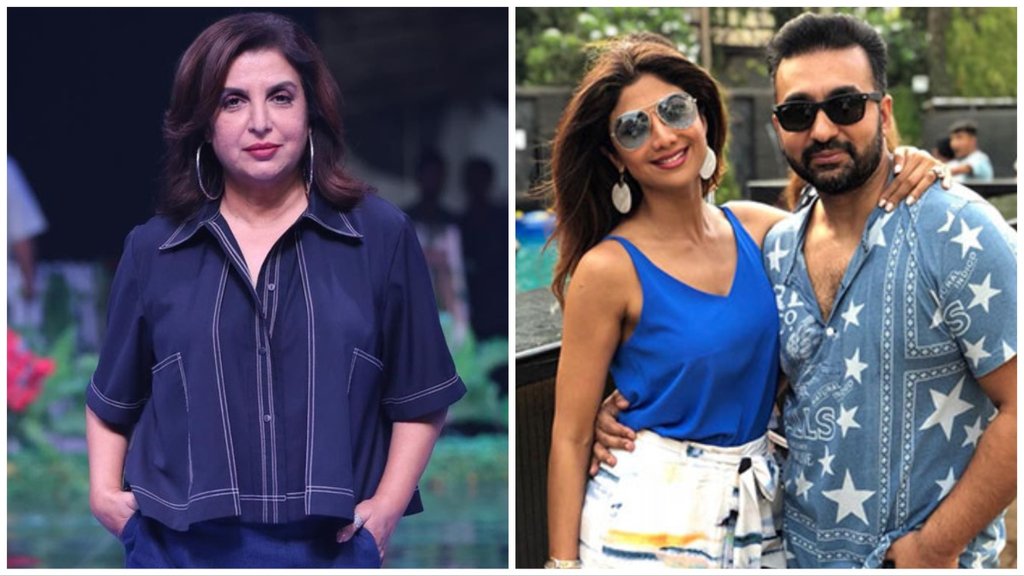 Farah Khan, Shilpa Shetty, Raj Kundra