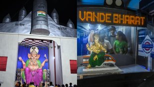 Ganesh Chaturthi: Such statues will fascinate, Ganpati seen riding on Chandrayaan-3 to Vande Bharat