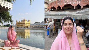 Nimrat Kaur visits Golden Temple, also tasted Jalebi in Amritsar
