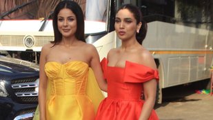 Shehnaaz Gill and Bhumi Pednekar looks like Disney princesses during promotion of Thank You for Coming film