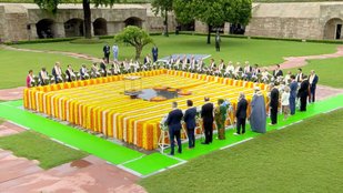 G20 Summit: World leaders paid tribute to Mahatma Gandhi at Rajghat