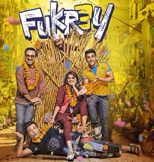 बॉलीवुड की फेमस फ्रेंचाइजी फिल्म 'फुकरे 3' सिनेमाघरों में रिलीज हो चुकी है। 28 सितंबर को रिलीज हुई इस फिल्म में वरुण शर्मा, अली फजल, पुलकित सम्राट, ऋचा चड्ढा, पंकज त्रिपाठी, मनजोत सिंह और फरहान अख्तर जैसे बड़े कलाकार हैं। यह फिल्म 40 करोड़ के बजट में बनकर तैयार हुई है।