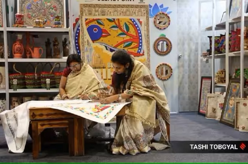 Tamil Nadu Saree in G20 Craft Bazaar