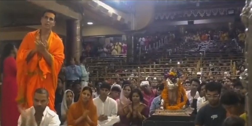 Shikhar Dhawan in Mahakal mandir