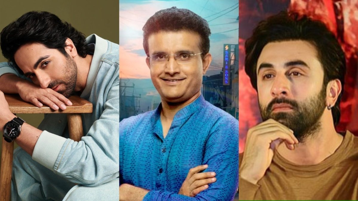 Ayushmann Khurrana, Sourav Ganguly, Ranbir Kapoor