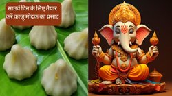 Kaju Modak Recipe: गणेशोत्सव के सातवें दिन गजानन के लिए बनाएं काजू मोदक, आसान रेसिपी के साथ झटपट हो जाएंगे तैयार