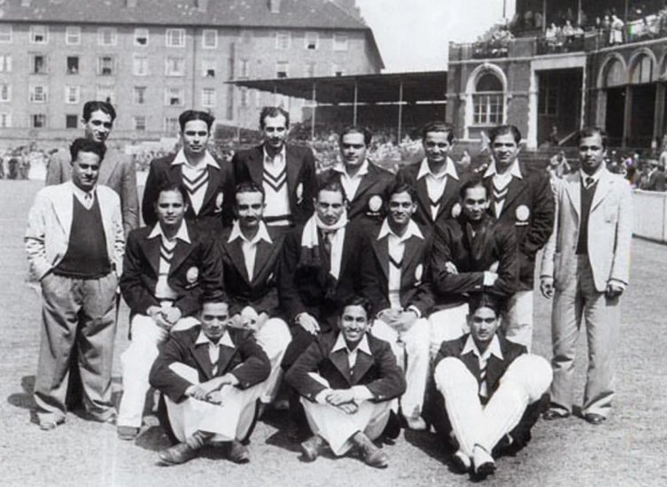 Pakistan cricketers after partition