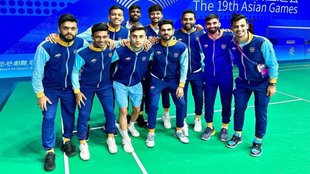 Asian Games | Indian men badminton team | badminton