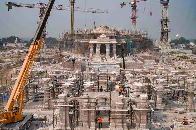 ayodhya ram mandir construction status