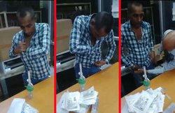 अस्पताल में पकड़ा गया चोर, देखिए कहां-कहां से निकाला मेडिकल का सामान