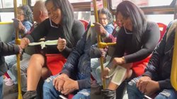 बस में बैठकर अब ये क्या करने लगी महिला? वायरल हो रहा है वीडियो