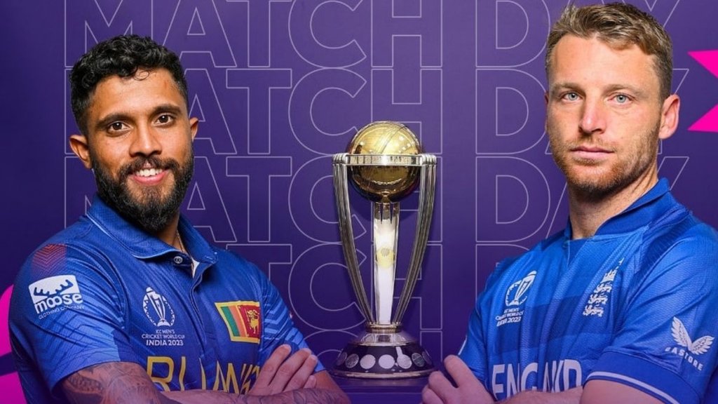 ENG vs SL Live | World Cup 2023 Score | England vs Sri Lanka Live Score |
