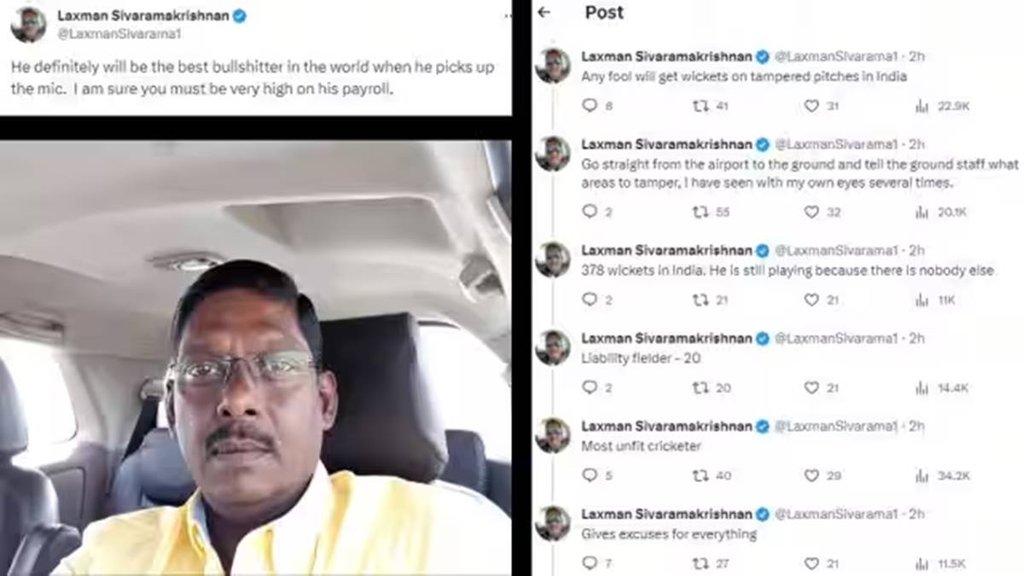 Laxman Sivaramakrisnan on Ravichandran Ashwin | Laxman Sivaramakrisnan | Ravichandran Ashwin