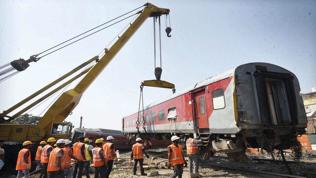 North East Express Derails