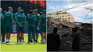 Pakistan cricketers support palestine । Israel । Hamas