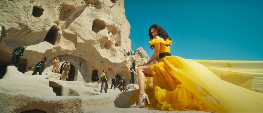 Katrina Kaif yellow dress