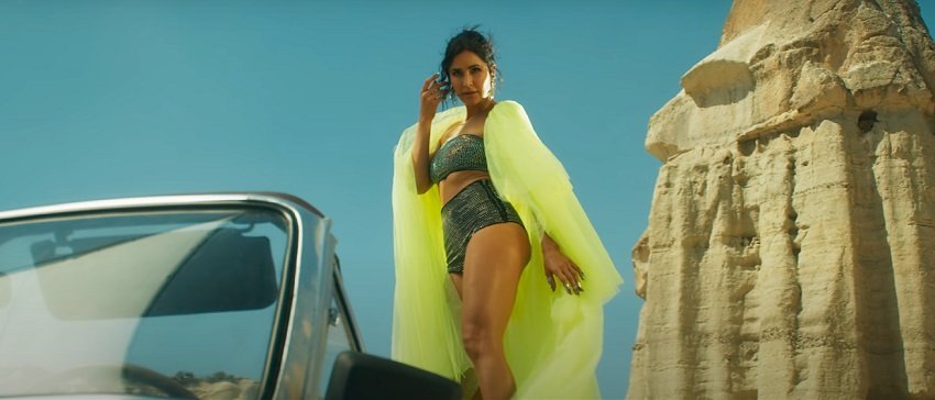 Katrina Kaif neon cap