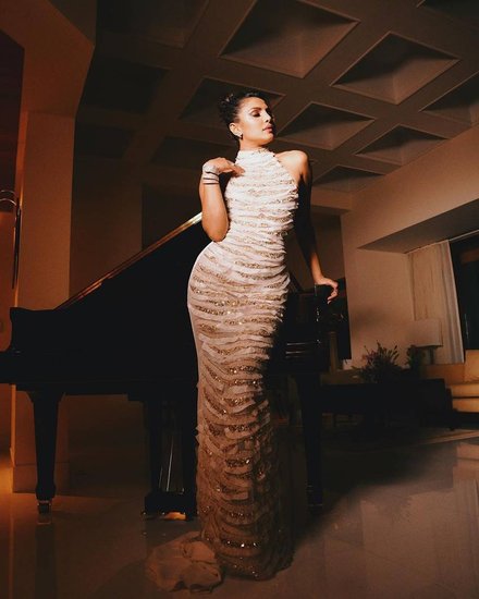 Priyanka Chopra tulle Dress