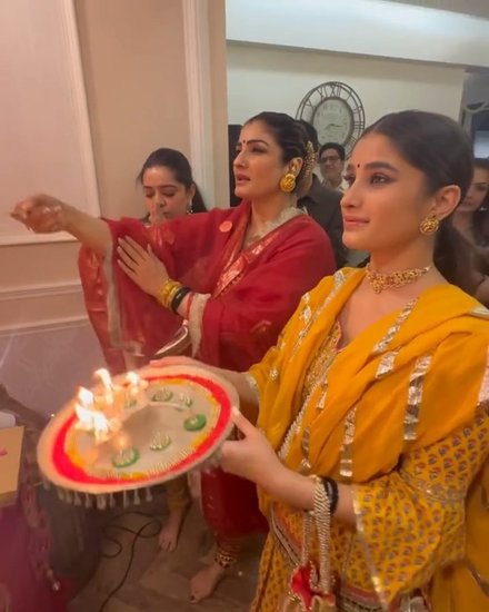 Raveena Tandon festive vibes