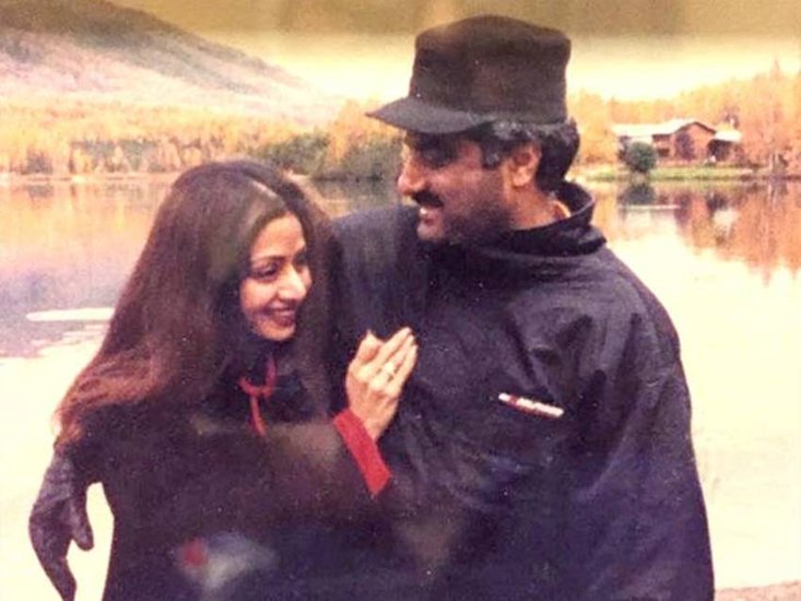 Boney Kapoor and Sridevi