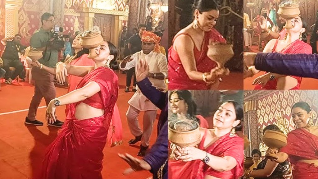 Sumona Chakravarti Dhunuchi Dance Video viral