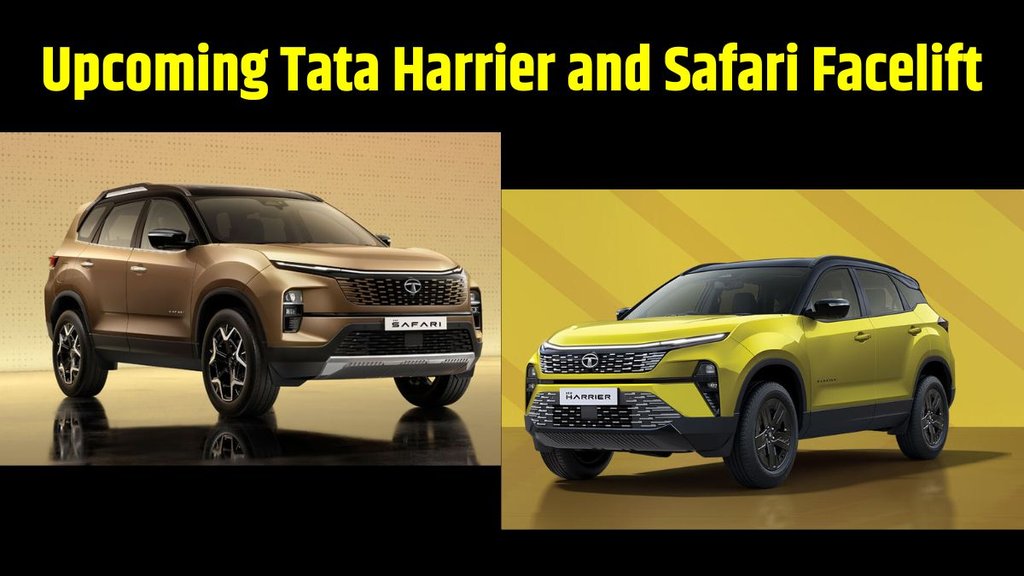 Upcoming Tata Harrier and Safari Facelift ।Tata Harrier facelift launch date । Tata Safari facelift Launch date