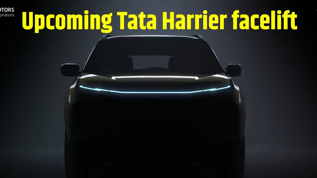 Tata Harrier facelift teaser launch । Tata Harrier facelift launch timeline । Tata Harrier facelift official booking date । Tata Harrier facelift booking process ।Tata Harrier facelift big updates