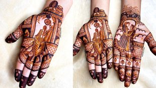 Karwa Chauth Mehndi Design | Karwa Chauth 2023 | Easy Mehendi Design