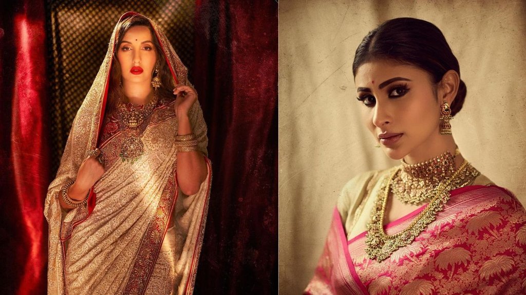 karwa chauth 2023 । karwa chauth । karwa chauth red saree look । bollywood actress inspired looks for karwa chauth