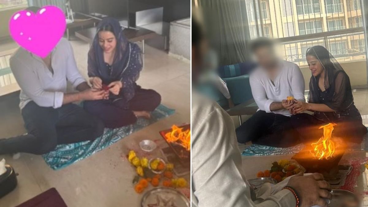 Urfi Javed Ring Ceremony