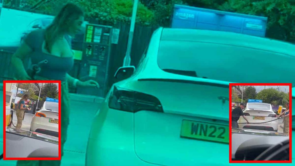 Viral video II tesla II Petrol cal