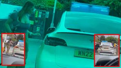 इलेक्ट्रिक कार में पेट्रोल भरने लगी लड़की, हुई कन्फ्यूज; पूरा वीडियो देख नहीं रुकेगी हंसी