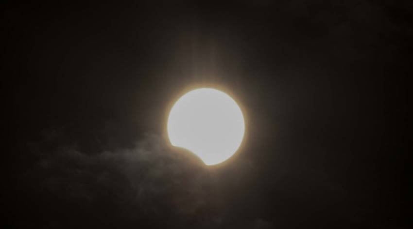 Solar eclipse timings
