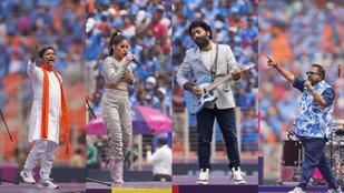India Vs Pakistan: Singers Arijit Singh-Sunidhi Chauhan performs in India-Pakistan match, Shankar Mahadevan-Sukhwinder Singh also participated